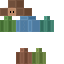 Minecraft skin texture, 64x64 pixels