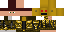 Minecraft skin texture, 64x32 legacy pixels