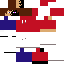 Minecraft skin texture, 64x64 pixels