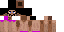 Minecraft skin texture, 64x32 legacy pixels