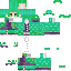 Minecraft skin texture, 64x64 pixels