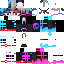 Minecraft skin texture, 64x64 pixels