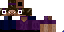Minecraft skin texture, 64x32 legacy pixels