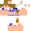 Minecraft skin texture, 64x64 pixels