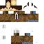Minecraft skin texture, 64x64 pixels