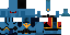Minecraft skin texture, 64x32 legacy pixels