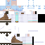 Minecraft skin texture, 64x64 pixels
