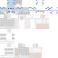 Minecraft skin texture, 64x64 pixels