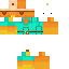 Minecraft skin texture, 64x64 pixels