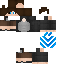Minecraft skin texture, 64x64 pixels