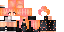 Minecraft skin texture, 64x32 legacy pixels