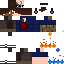 Minecraft skin texture, 64x64 pixels