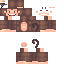 Minecraft skin texture, 64x64 pixels