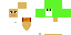 Minecraft skin texture, 64x32 legacy pixels