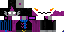 Minecraft skin texture, 64x32 legacy pixels