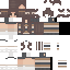 Minecraft skin texture, 64x64 pixels