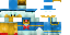 Minecraft skin texture, 64x32 legacy pixels