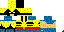 Minecraft skin texture, 64x32 legacy pixels