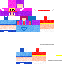 Minecraft skin texture, 64x64 pixels