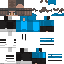 Minecraft skin texture, 64x64 pixels