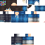 Minecraft skin texture, 64x64 pixels