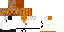 Minecraft skin texture, 64x32 legacy pixels