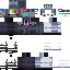 Minecraft skin texture, 64x64 pixels