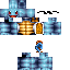 Minecraft skin texture, 64x64 pixels
