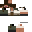 Minecraft skin texture, 64x64 pixels