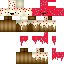 Minecraft skin texture, 64x64 pixels