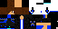 Minecraft skin texture, 64x32 legacy pixels