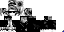 Minecraft skin texture, 64x32 legacy pixels