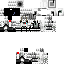 Minecraft skin texture, 64x64 pixels