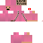 Minecraft skin texture, 64x64 pixels