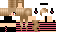 Minecraft skin texture, 64x32 legacy pixels