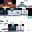 Minecraft skin texture, 64x64 pixels