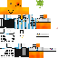 Minecraft skin texture, 64x64 pixels