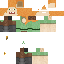 Minecraft skin texture, 64x64 pixels