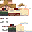 Minecraft skin texture, 64x64 pixels