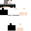 White Minecraft skin texture, 64x64 pixels