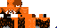 Minecraft skin texture, 64x32 legacy pixels