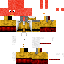 Minecraft skin texture, 64x64 pixels