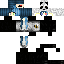 Minecraft skin texture, 64x64 pixels