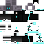 Minecraft skin texture, 64x64 pixels