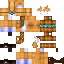 Minecraft skin texture, 64x64 pixels