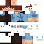 Minecraft skin texture, 64x64 pixels