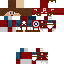 Minecraft skin texture, 64x64 pixels