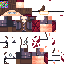 Minecraft skin texture, 64x64 pixels