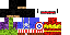 Minecraft skin texture, 64x32 legacy pixels