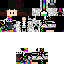 Minecraft skin texture, 64x64 pixels